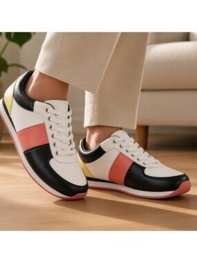 MARK Multi Colored Lace Up Sneakers Ladies Size 8